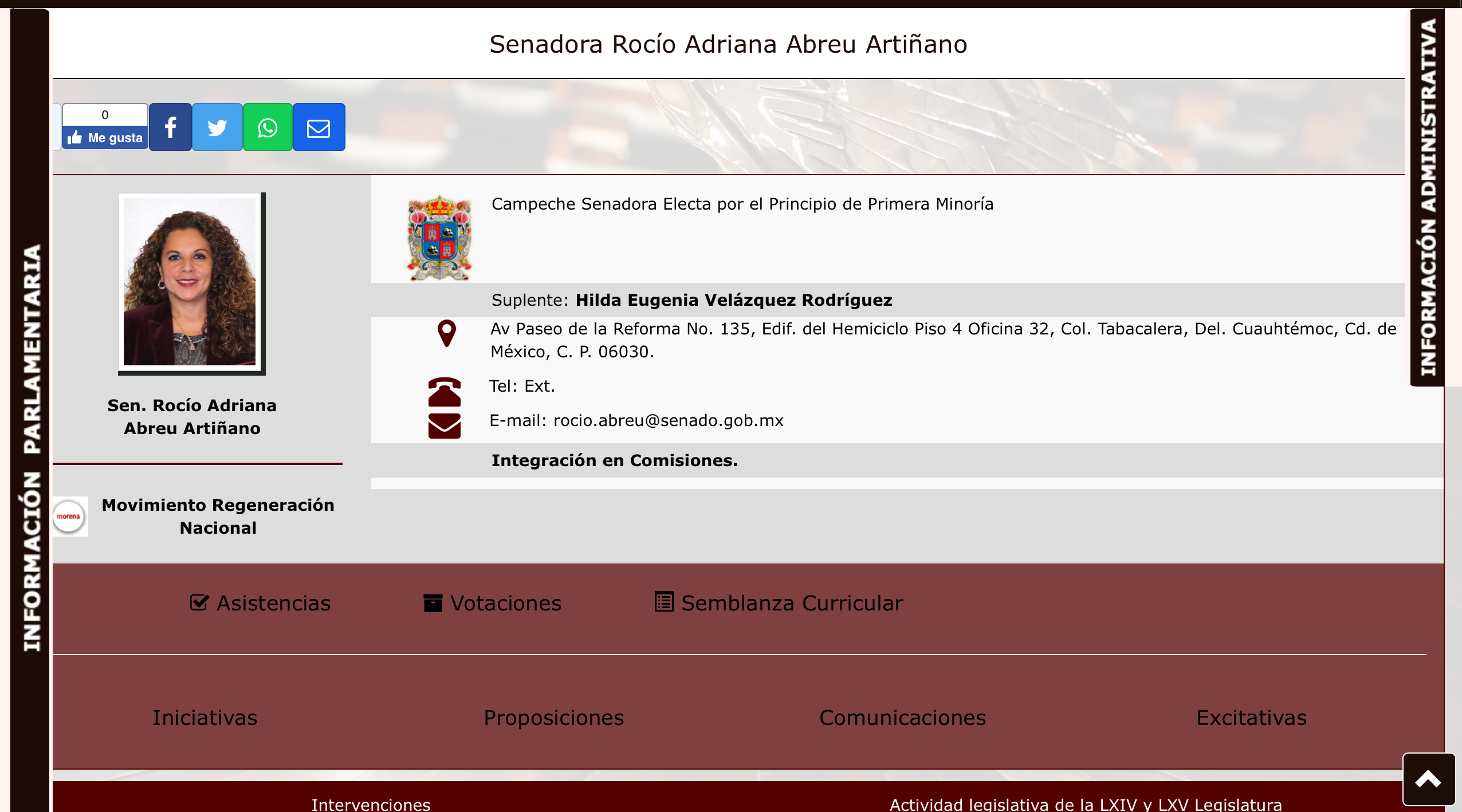 Recibe Morena a Rocío Abreu; olvidan sus delitos ambientales